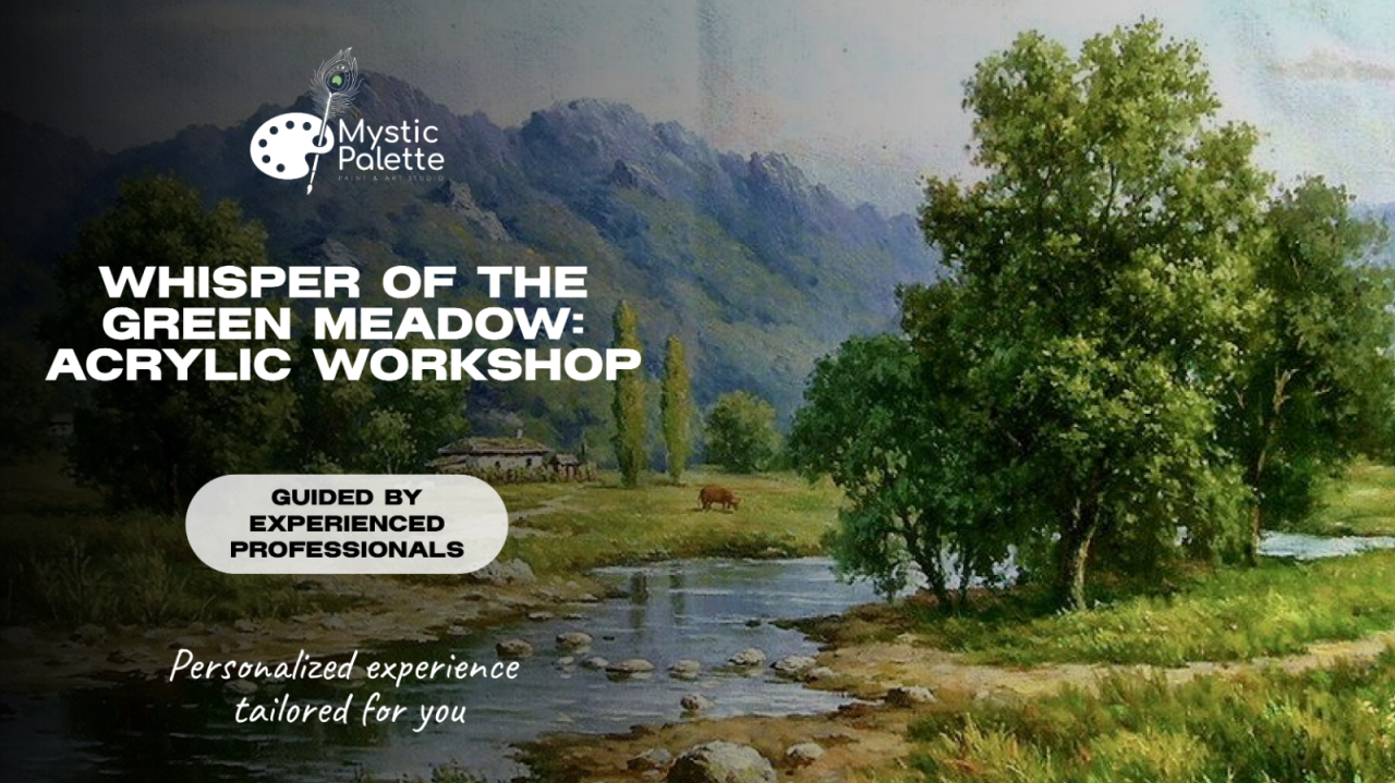 Whisper of the Green Meadow: Acrylic Workshop