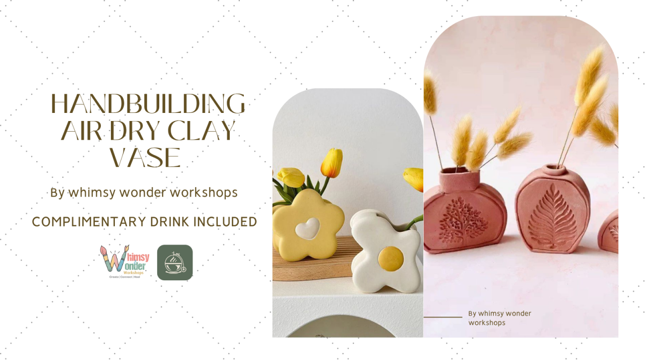 Handbuilding Air Dry Clay Vase