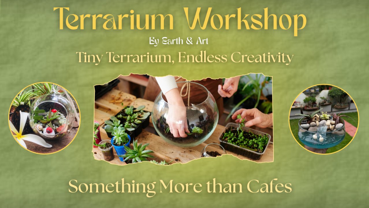 Terrarium Workshop at Earth & Art Studio
