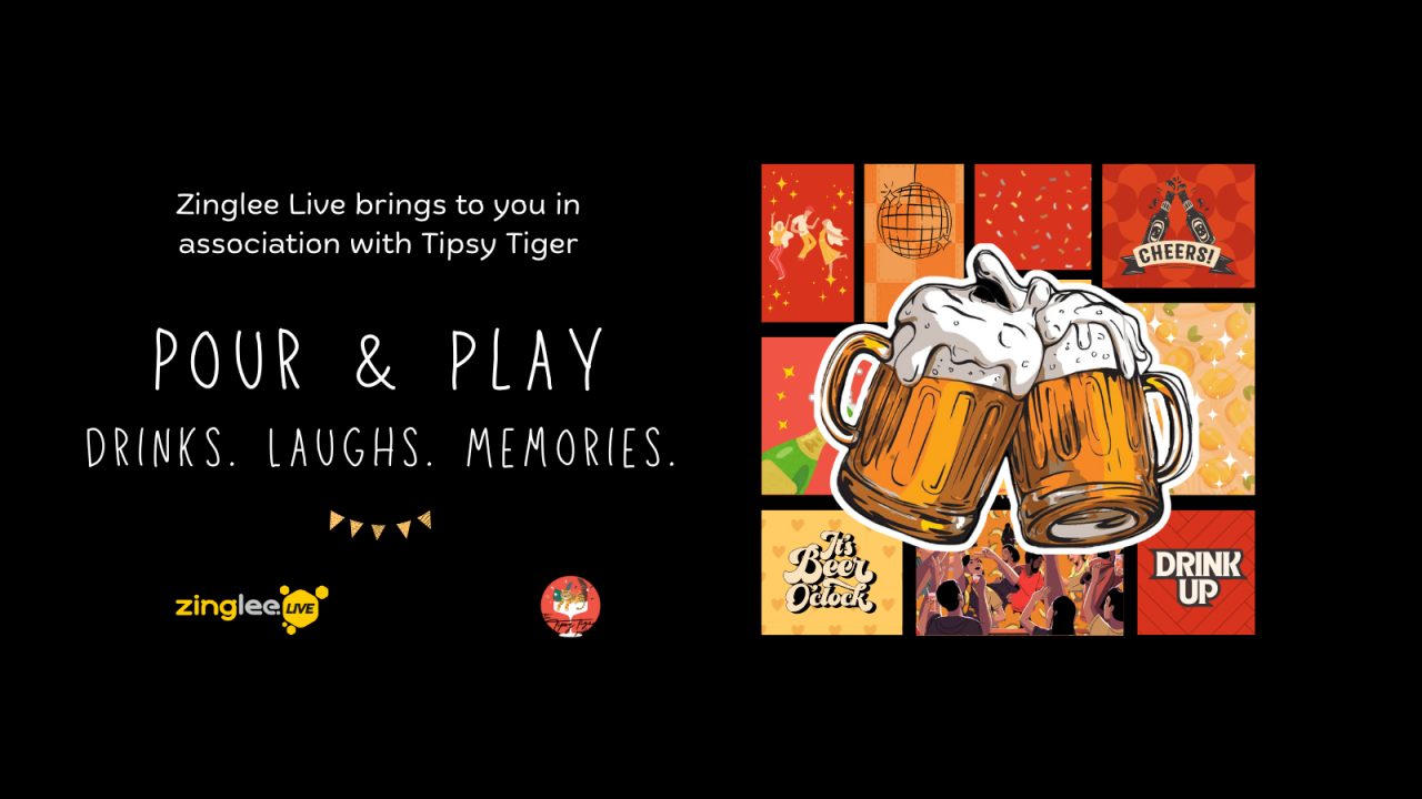 Pour & Play by Zinglee Live