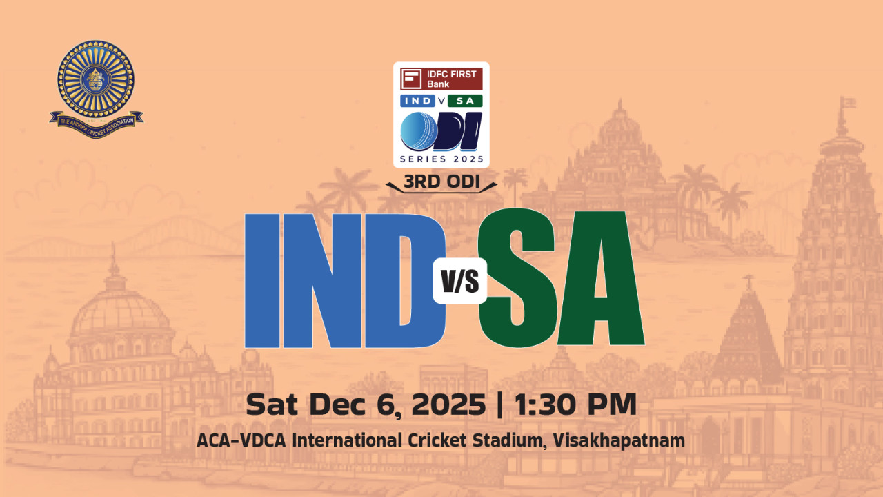 IDFC First Bank Series 3rd ODI: India vs South Africa | Vizag