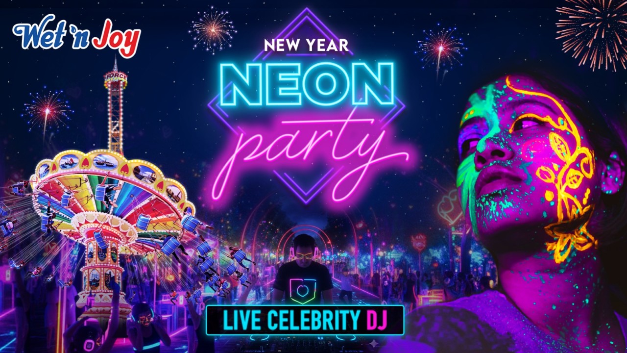 Neon NYE DJ Party - Wet n Joy Lonavala 