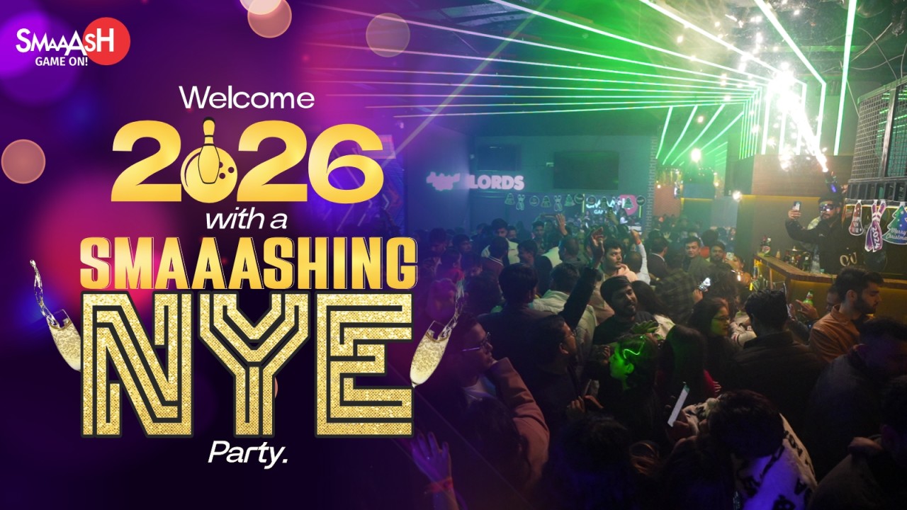 New Year's Eve 2026 at SMAAASH | Gurugram