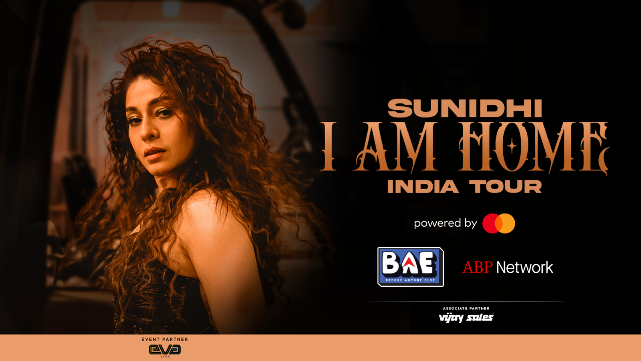 Sunidhi Chauhan – I AM HOME INDIA TOUR 2025-26 | Ahmedabad