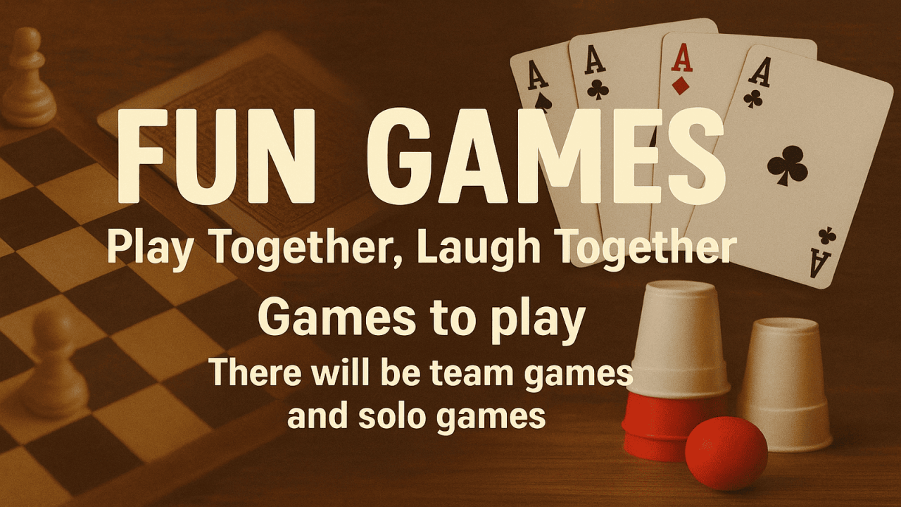 Games That Connect – An Evening of Laughter & Good Vibes