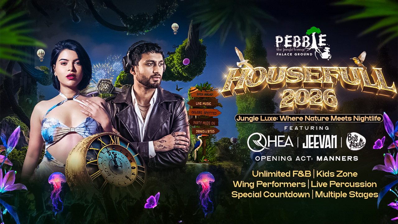 New Year Party 2026 at Pebble, Palace Grounds