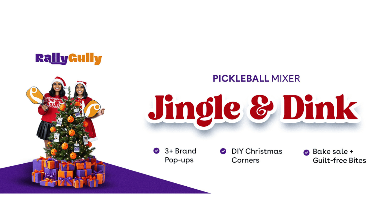 Jingle & Dink : The Christmas Pickleball Mixer | RallyGully, DPSG
