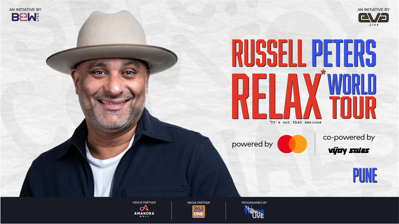 Russell Peters Relax* World Tour | Pune