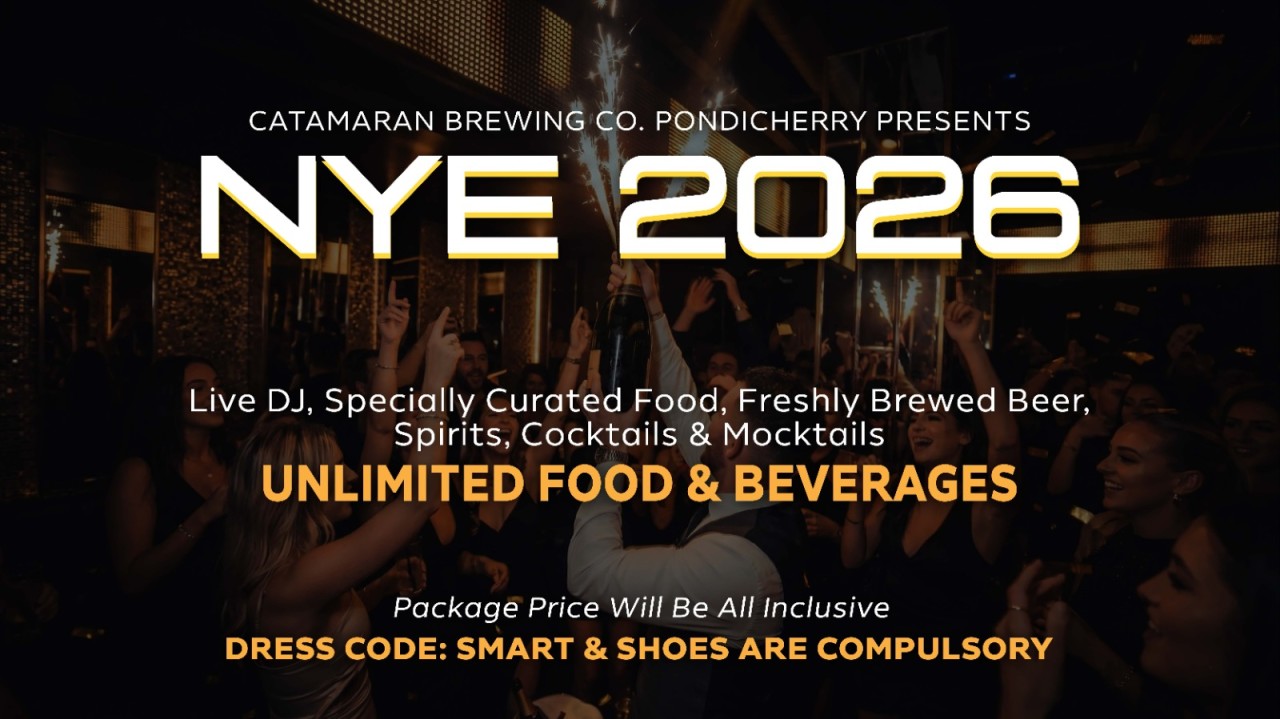 New Year Eve 2026 at Catamaran Brewing Co Pondy
