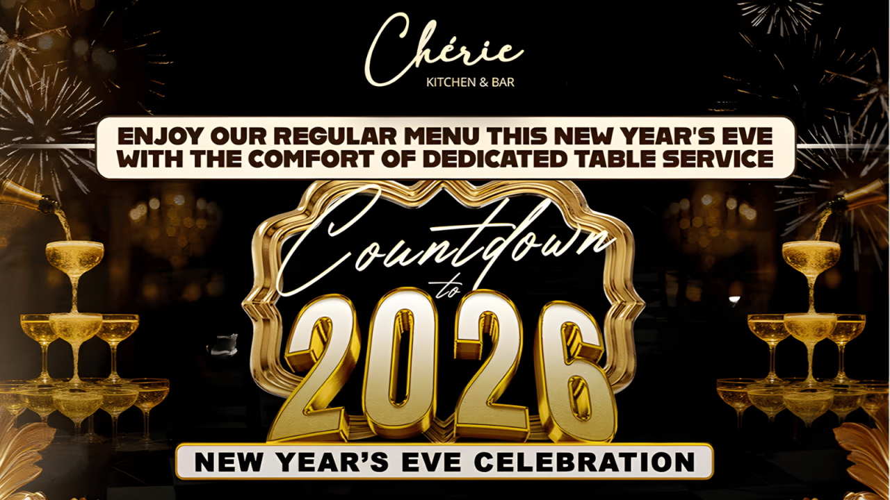 Cherie New Year’s Eve 2026