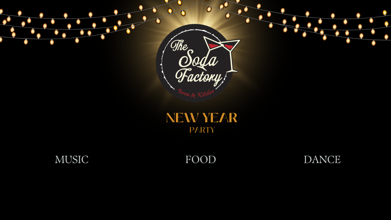 New Year Party at The Soda Factory BG Road