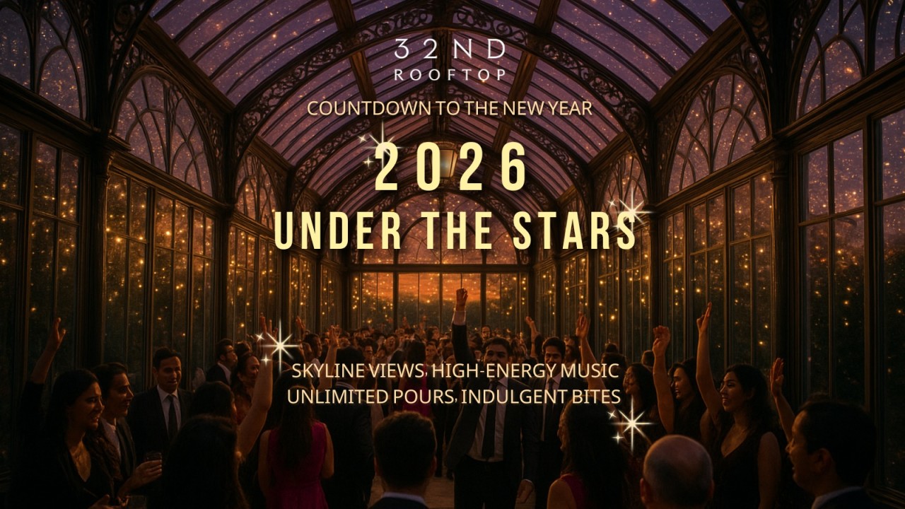 Rooftop Countdown to 2026 at 32ND Avenue