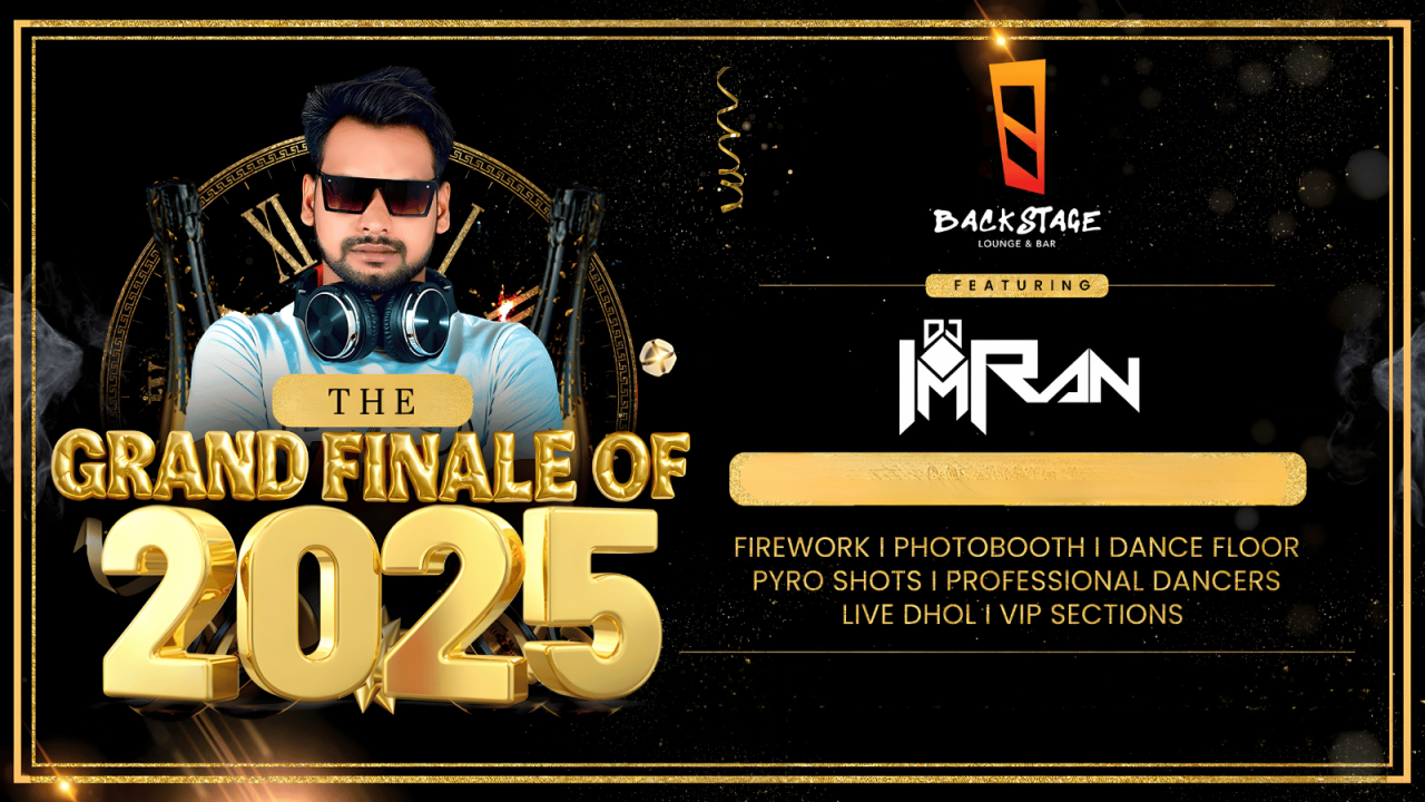 New Year’s Eve Celebration at Backstage Lounge & Bar