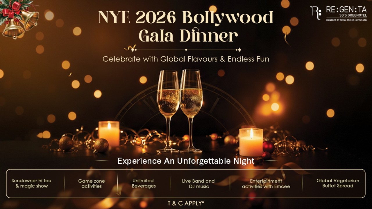 NYE 2026 Bollywood Gala Dinner At Regenta SGS Greenotel - Lonavala