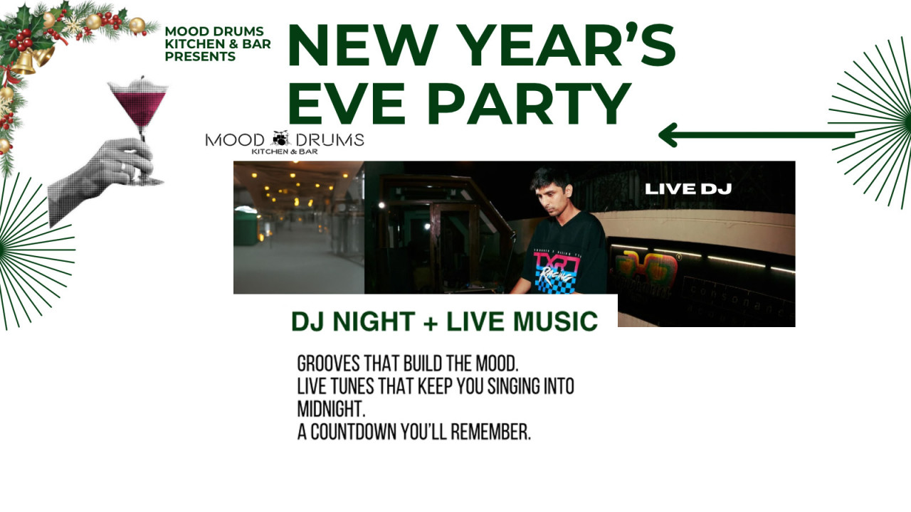 Ring in 2026 at Mood Drums Kitchen & Bar