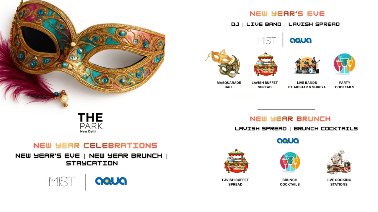 NYE Celebration 2026 At The Park New Delhi