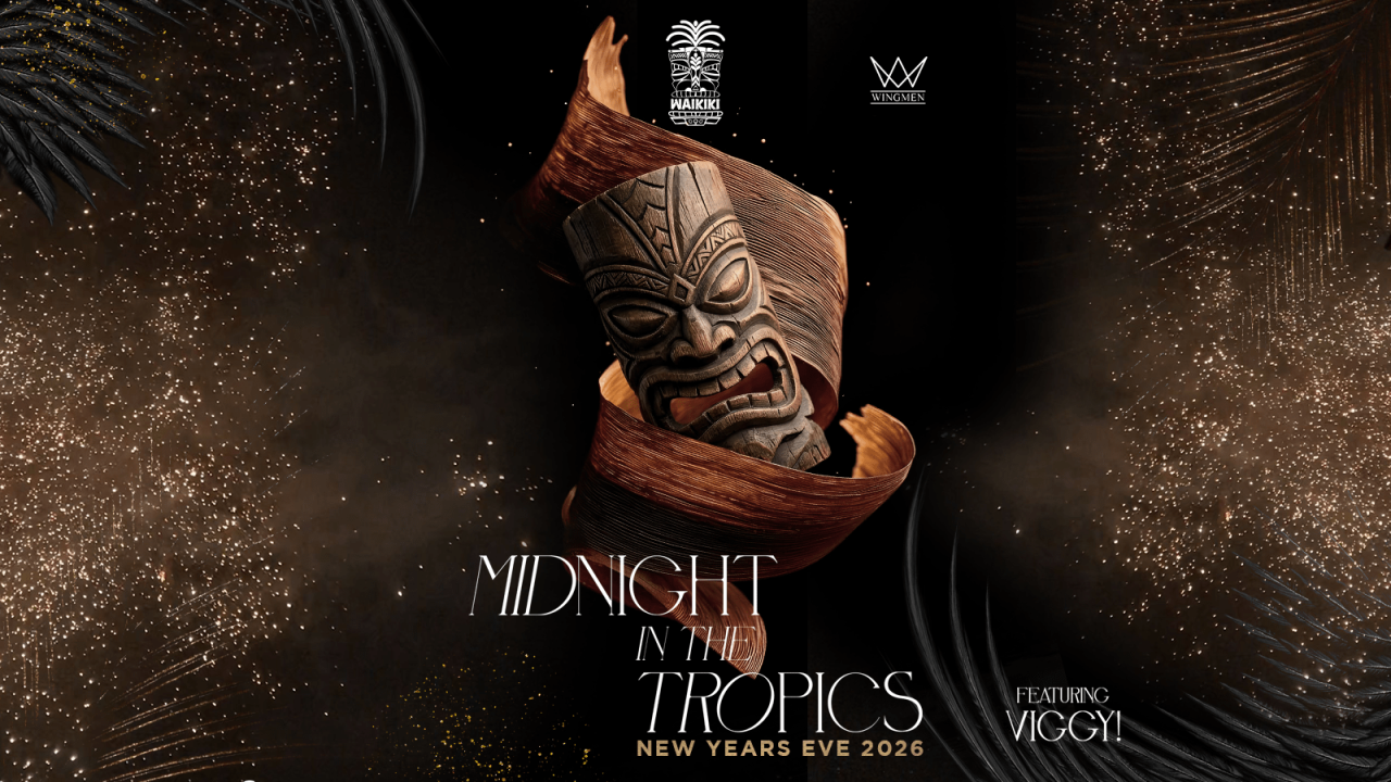 Midnight in the tropics - New Year's Eve 