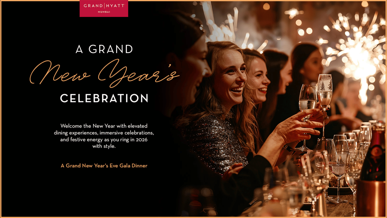 A Grand New Year’s Starry Soirée at Grand Hyatt Mumbai