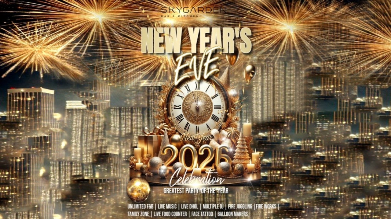 New Year’s Eve 2026 | Skygarden Whitefield
