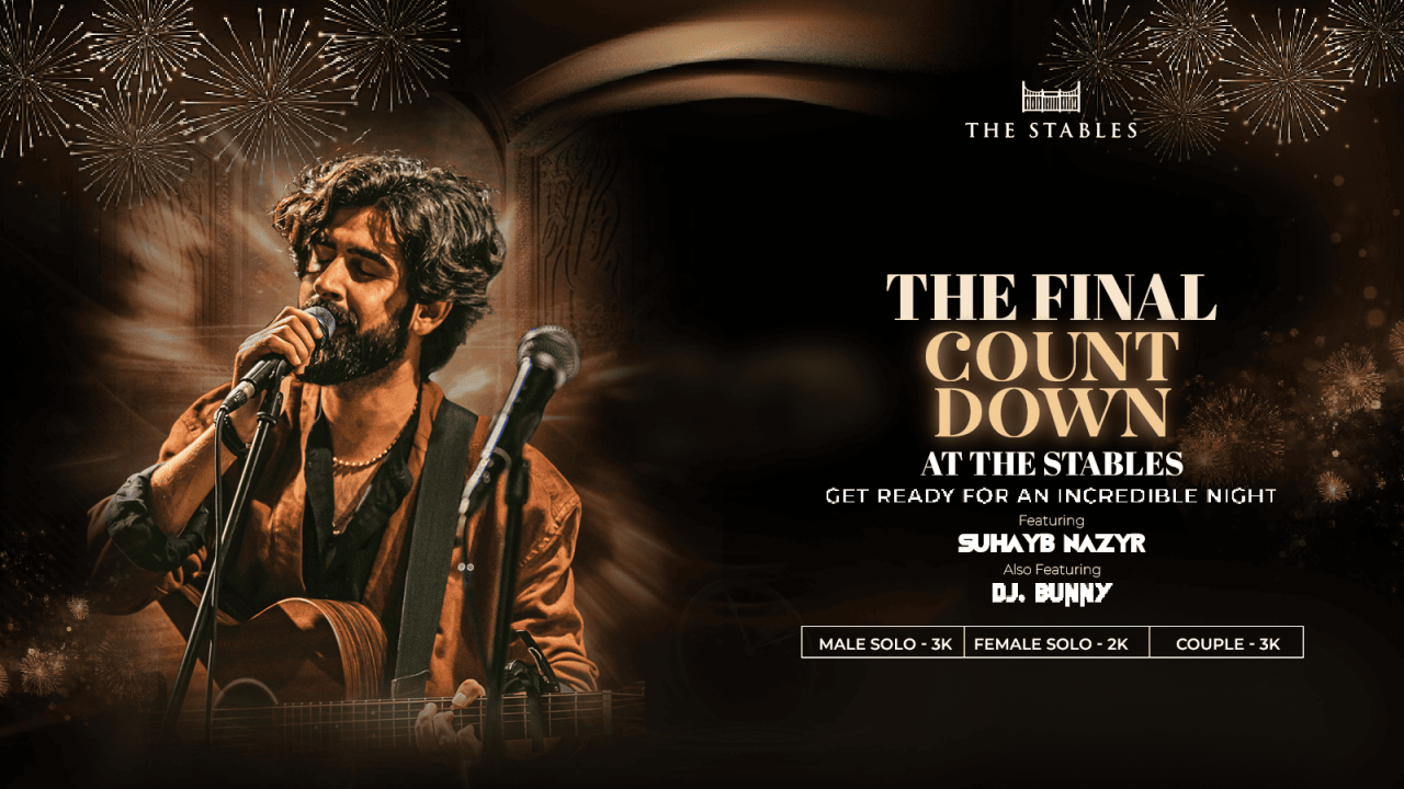 The Final Countdown ft. Suhayb Nazyr & DJ Bunny at The Stables