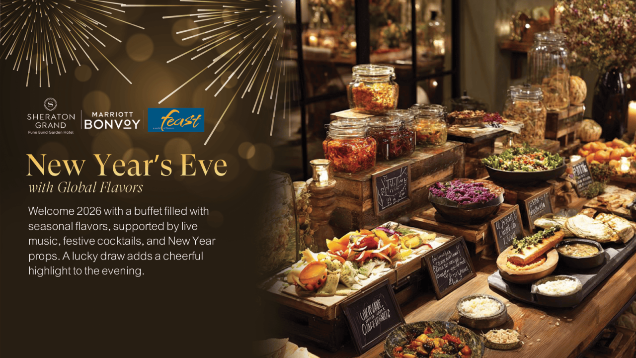 New year Eve at feast