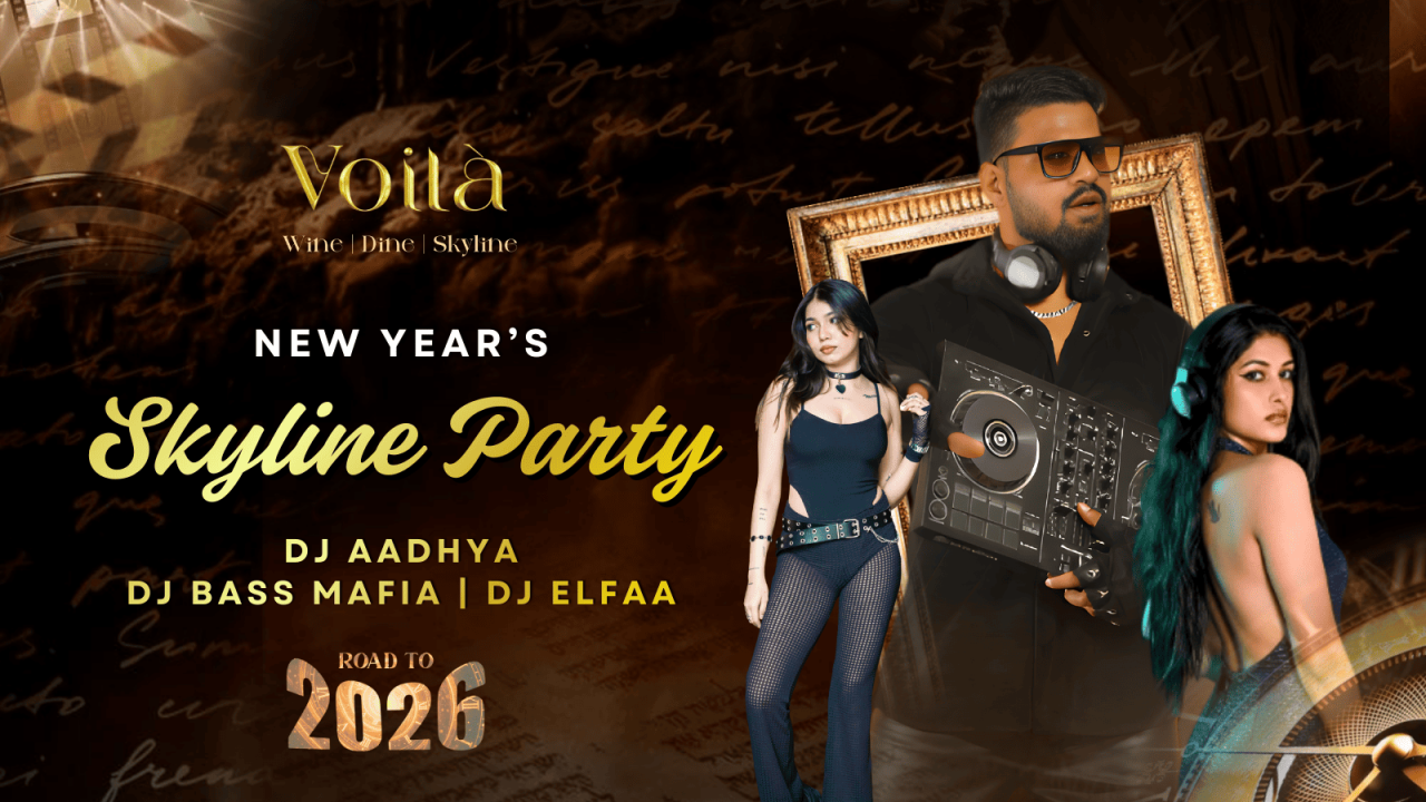 New Year's Skyline Party- Voila Noida