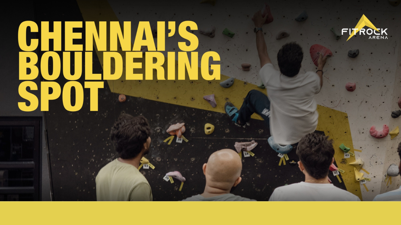 Indoor Rock Climbing | Fitrock Arena Pallikaranai