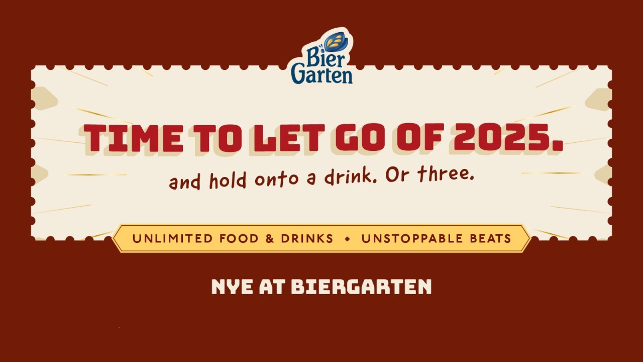 One Blurry New Year’s Eve at Biergarten 