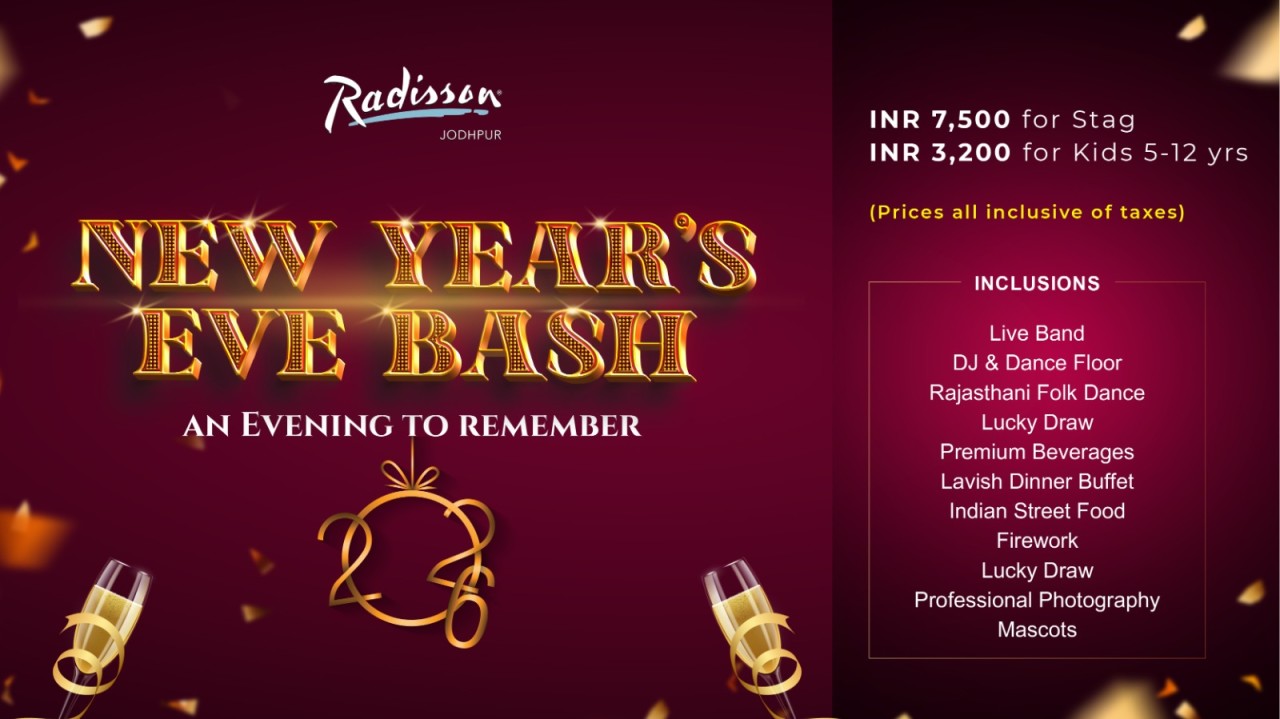 New Year's Eve Bash - Radisson Jodhpur
