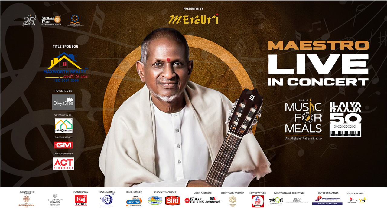 Ilaiyaraaja 50: Live Concert - Music for Meals | Bengaluru