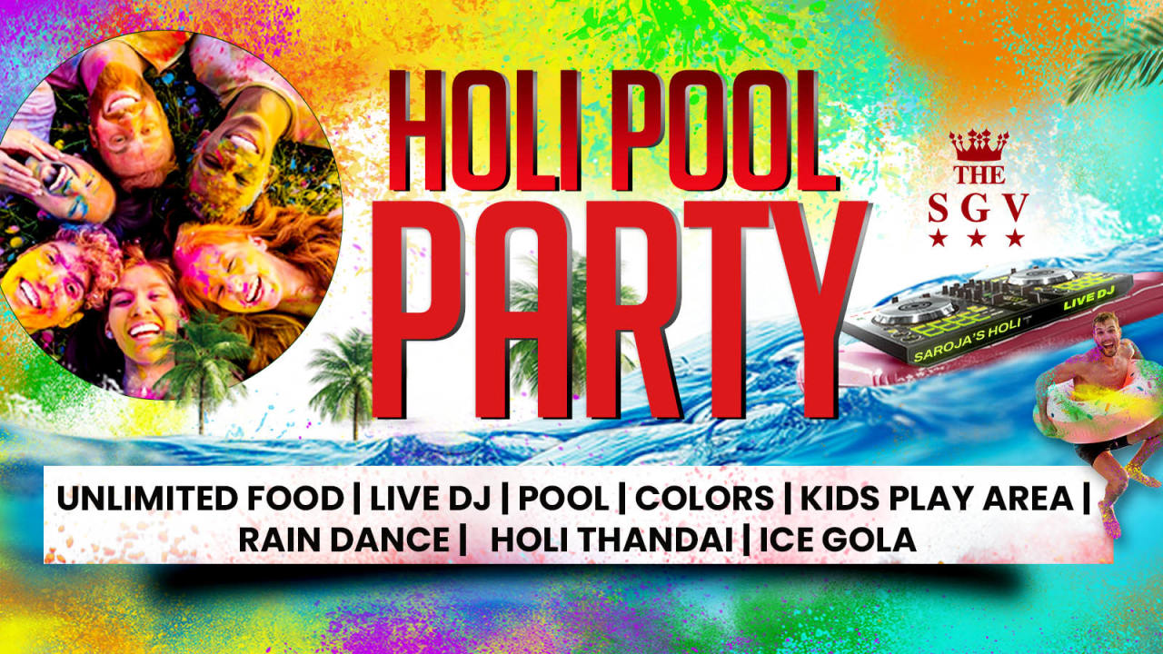 SGV Holi Pool Party - Holi Party Mumbai 2026