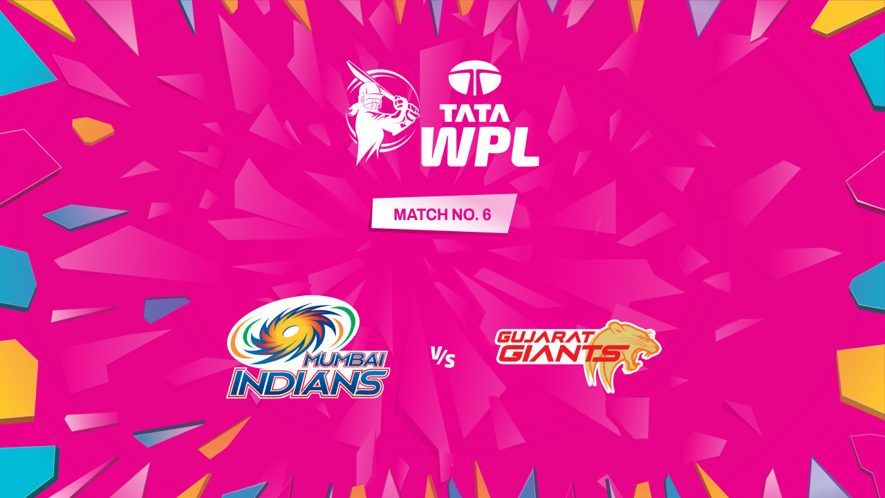 TATA WPL 2026 - Match 06 - Mumbai Indians vs Gujarat Giants