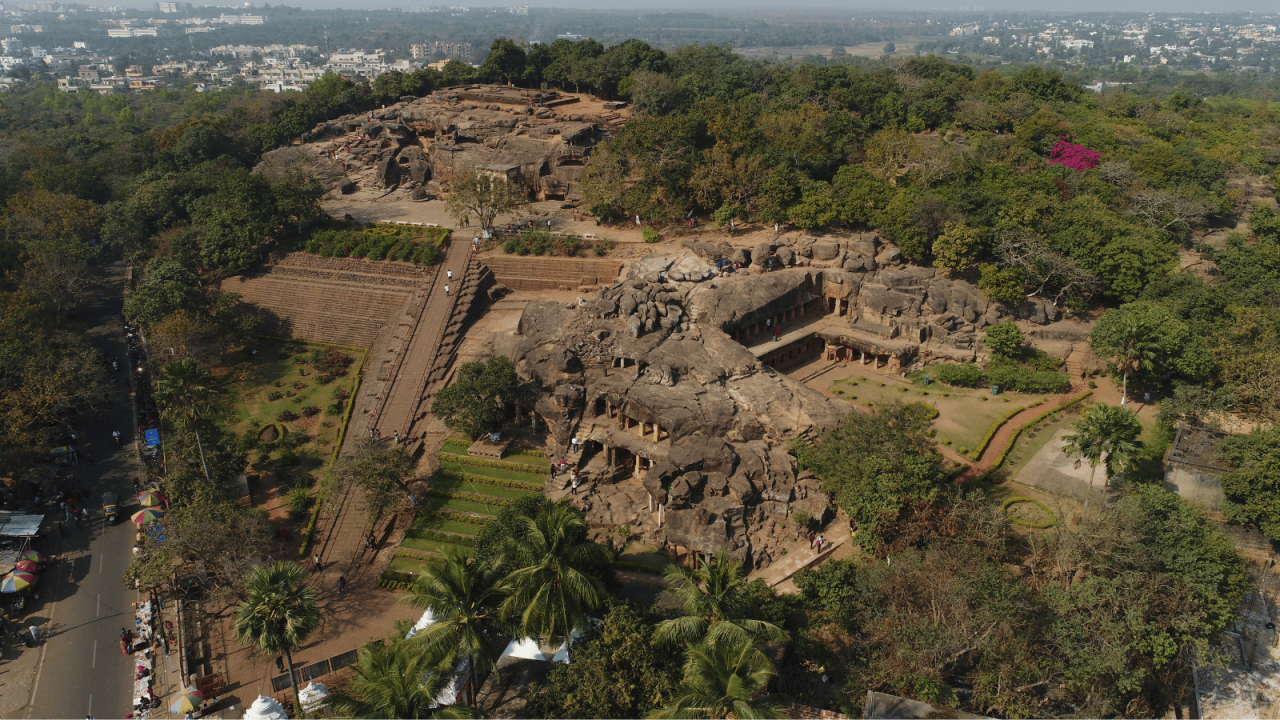 Rock-cut Caves Udaigiri & Khandagiri