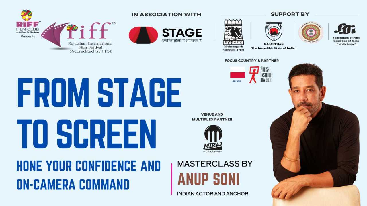RIFF 2026 | A Masterclass from Stage to Screen by Anup Soni