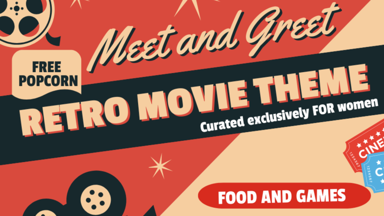 Meet and Greet- Retro movie theme