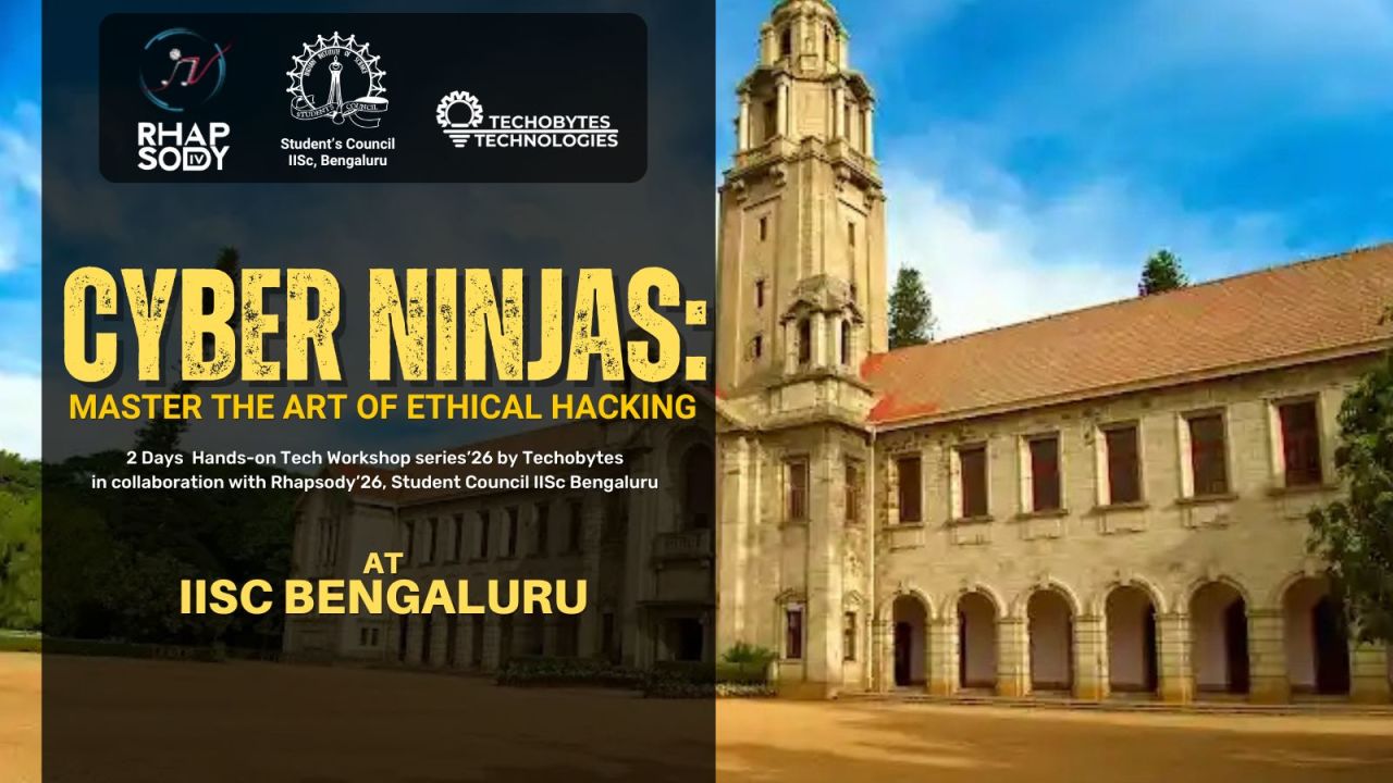 Cyber Security with Ethical Hacking | 2 Day Workshop at IISC Bengaluru