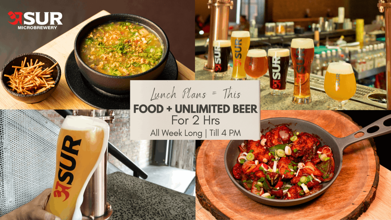 Unlimited Craft Beer + Curated Lunch 