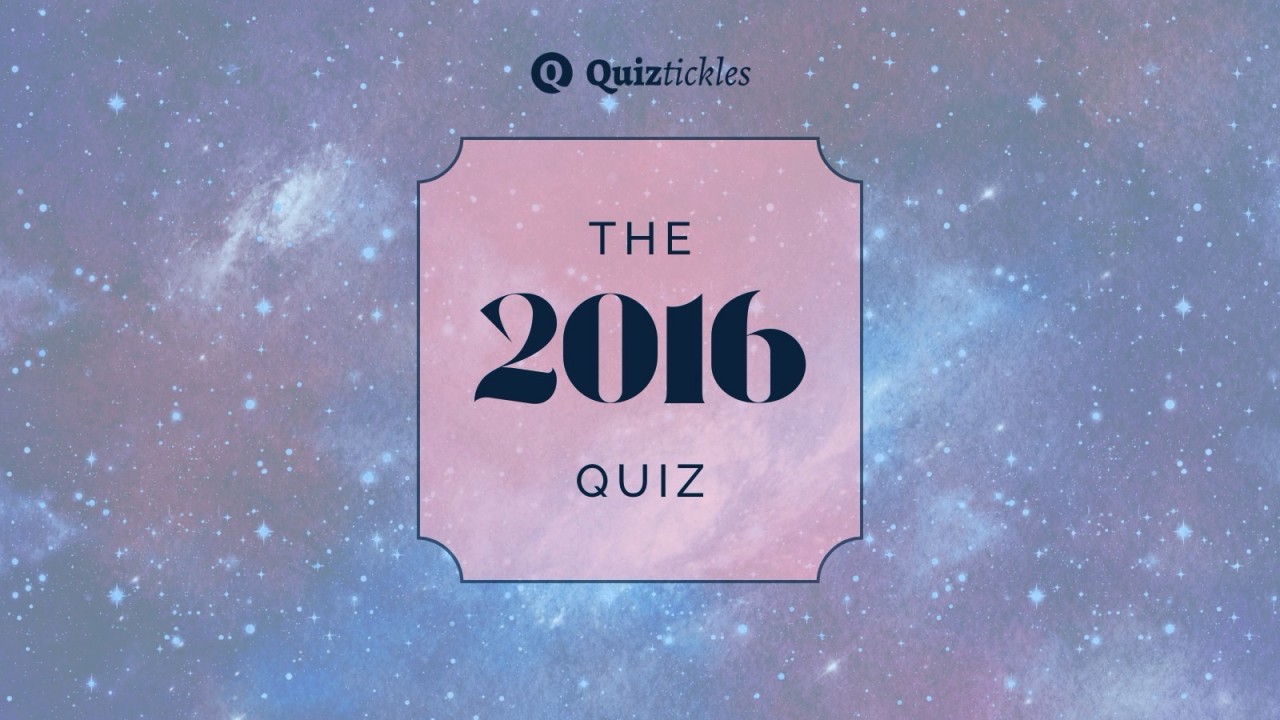 The 2016 Quiz by Quiztickles