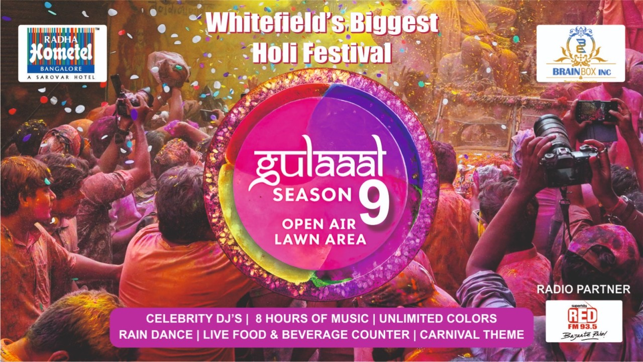 Whitefield's Biggest Holi Festival - Gulaaal Season 9