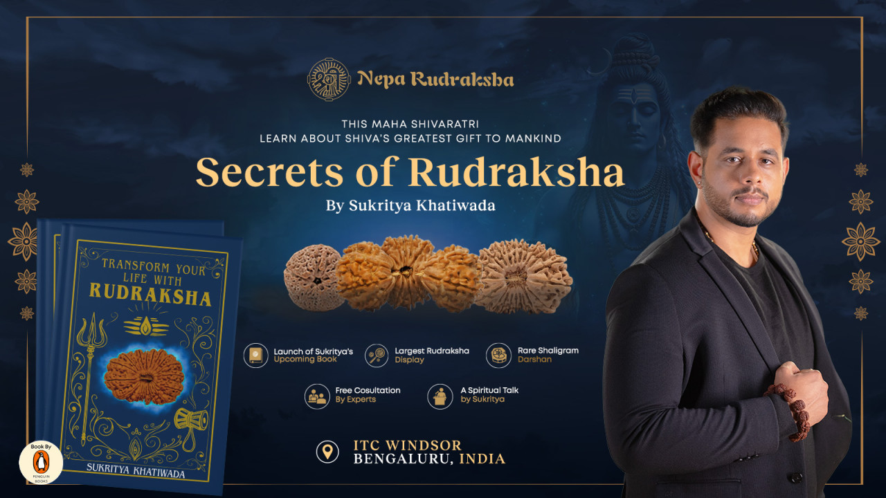 Secrets of Rudraksha by Sukritya Khatiwada | Bangalore Edition