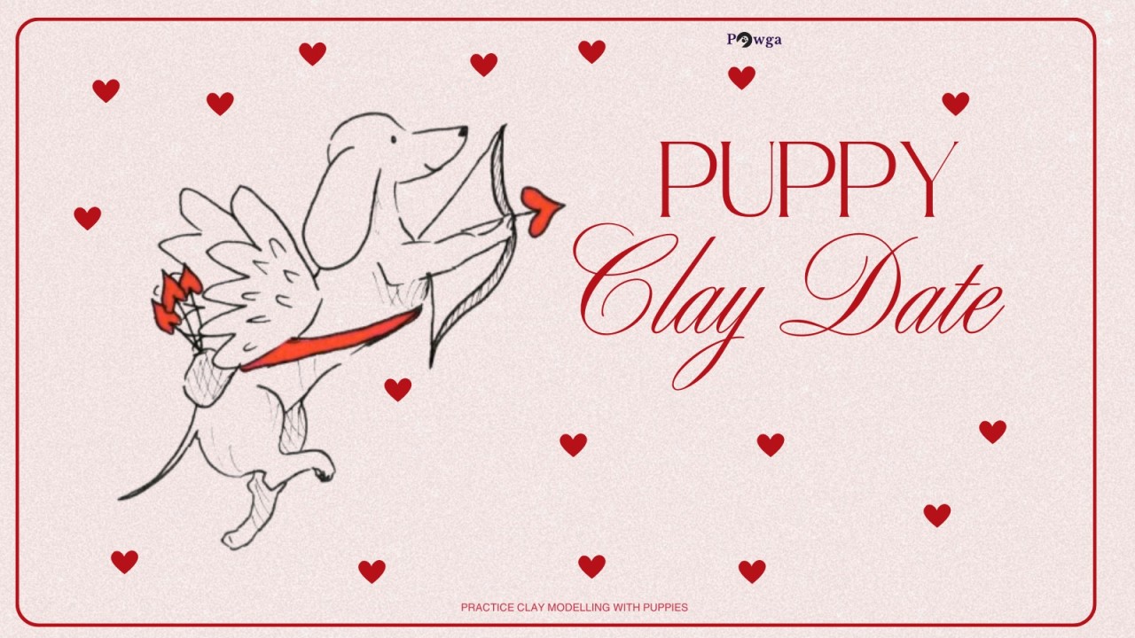 Valentine’s Spl Clay Modelling with Puppies