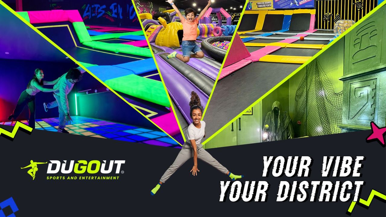Dugout Trampoline & Sports Arena | The Marina Mall - Chennai