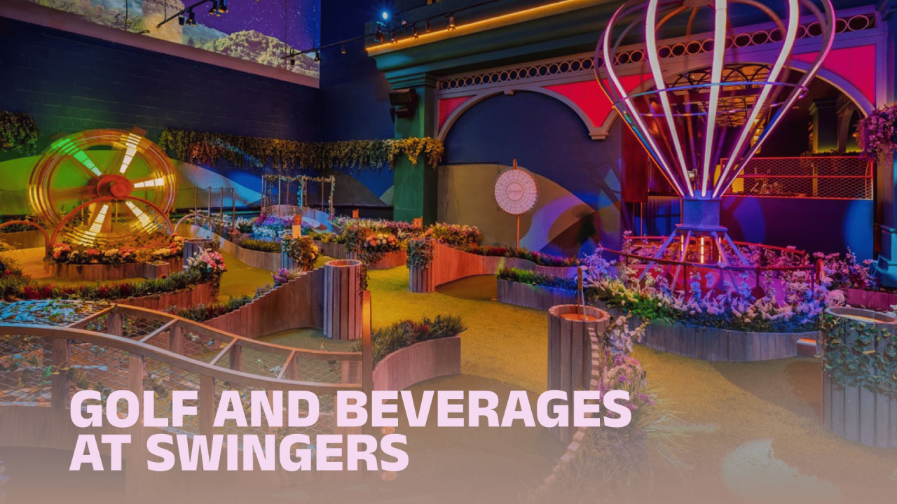 Golf and Beverages at Swingers