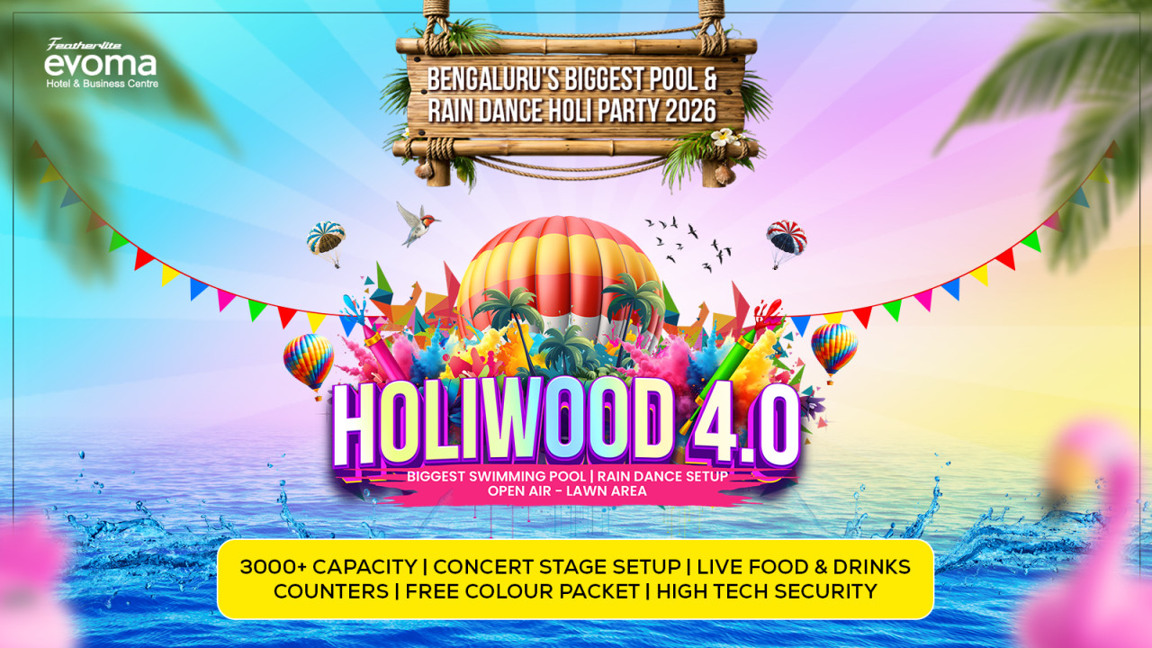Holiwood 4.0 : Biggest Pool-Rain Dance-Open Air Holi Celebration 2026