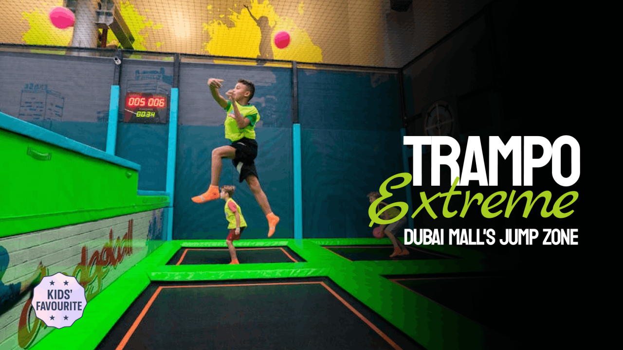 Trampo Extreme - 2 Hours Trampoline Fun at Dubai Mall