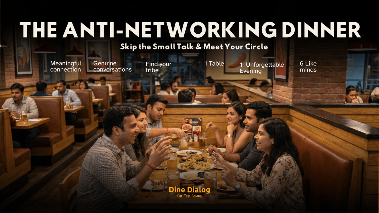 The Anti-Networking Sunday Hangout | Chili’s, DLF Cyber Hub