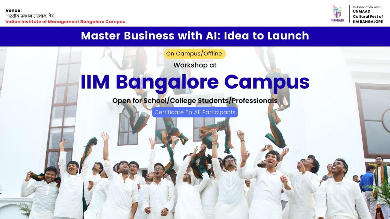 Master Business with AI | Idea to Launch at IIM Bangalore Campus
