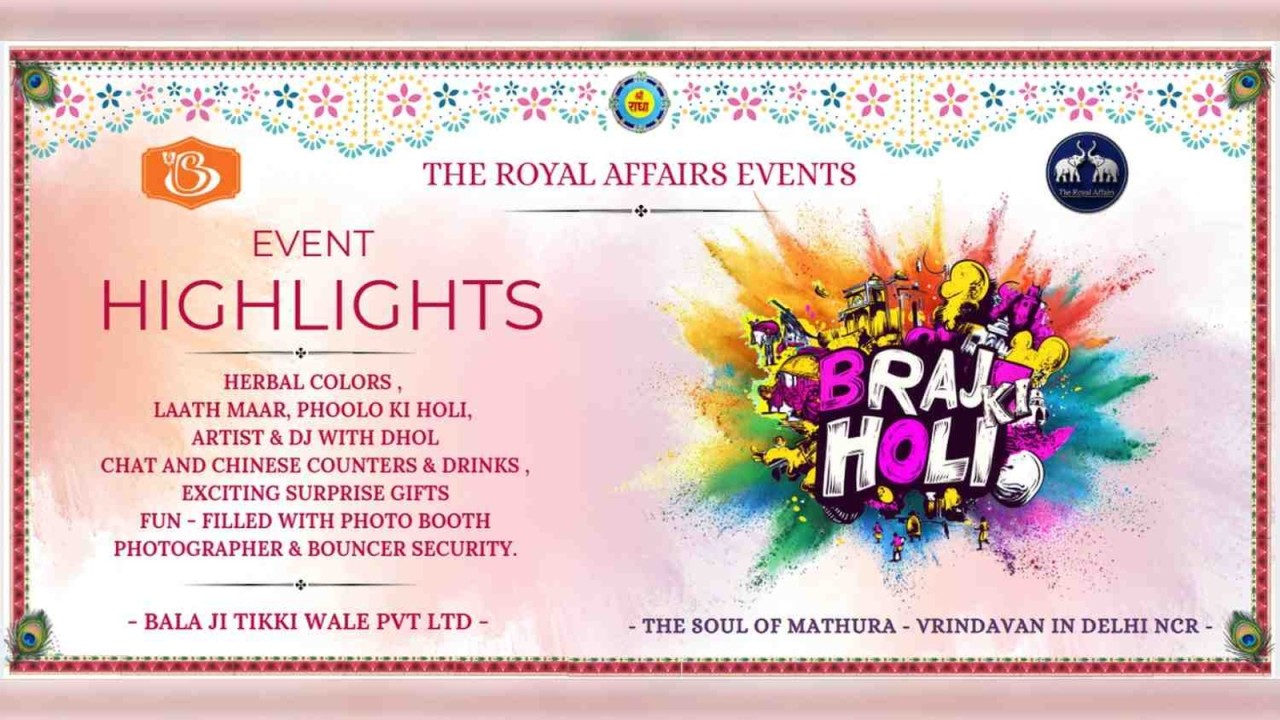 Braj Ki Holi In Delhi NCR 2026