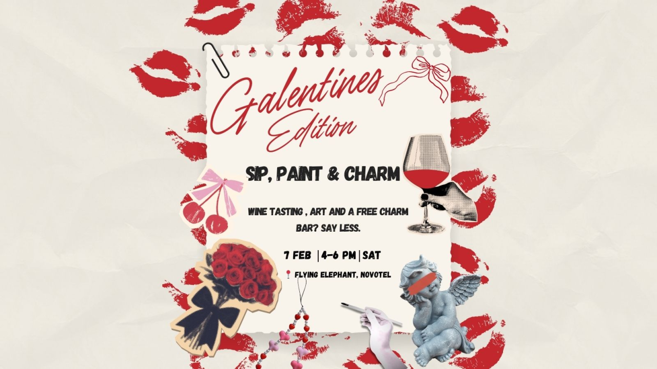 Sip Paint & Charm - Gallentines Edition