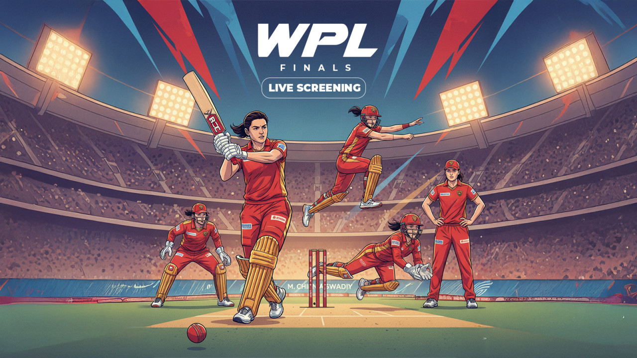 RCB WPL Final LIVE SCREENING 